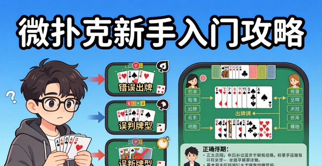 扑克小玩法_微扑克玩法_微扑克出牌规律