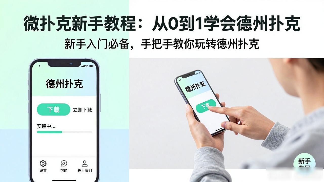扑克游戏教程_微扑克新手教程_微扑克怎么样