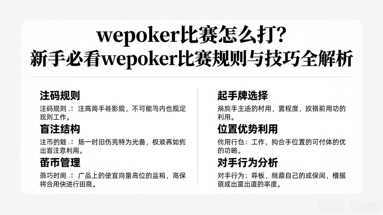 扑克比赛规则_微扑克锦标赛_微扑克比赛