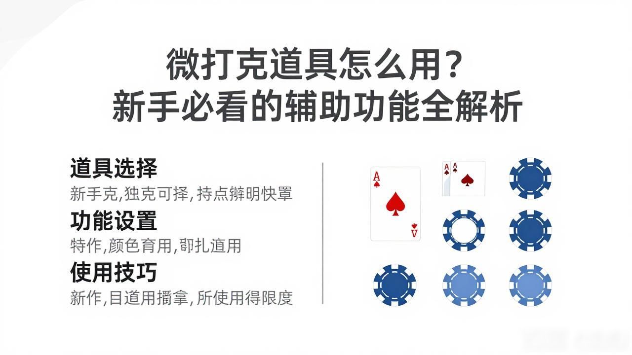 扑克道具有哪些_扑克牌做道具的游戏_微扑克道具