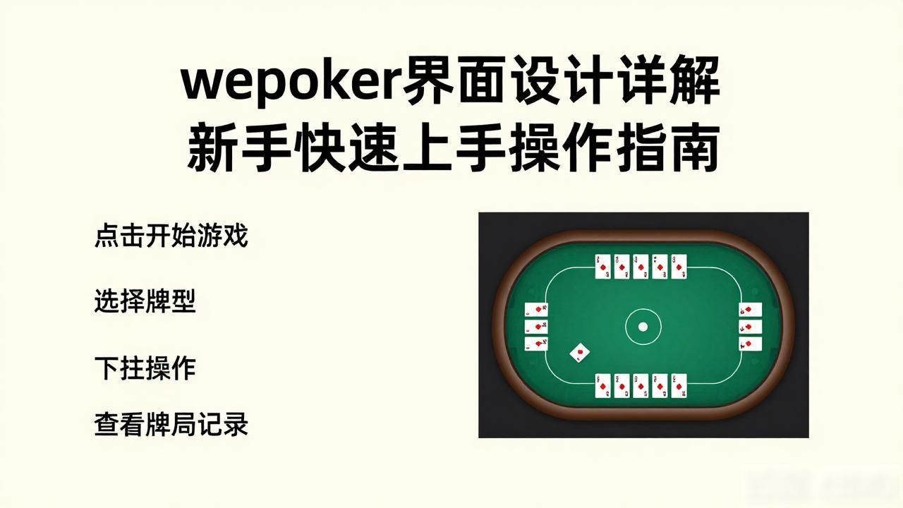wepoker界面设计_界面设计软件_界面设计与制作是学什么