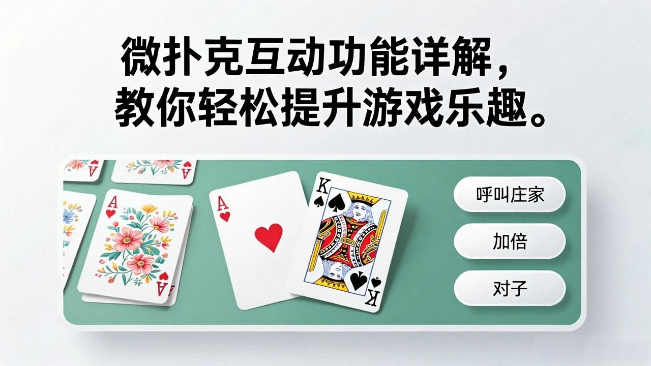 扑克牌互动玩法_扑克牌互动小游戏_微扑克互动