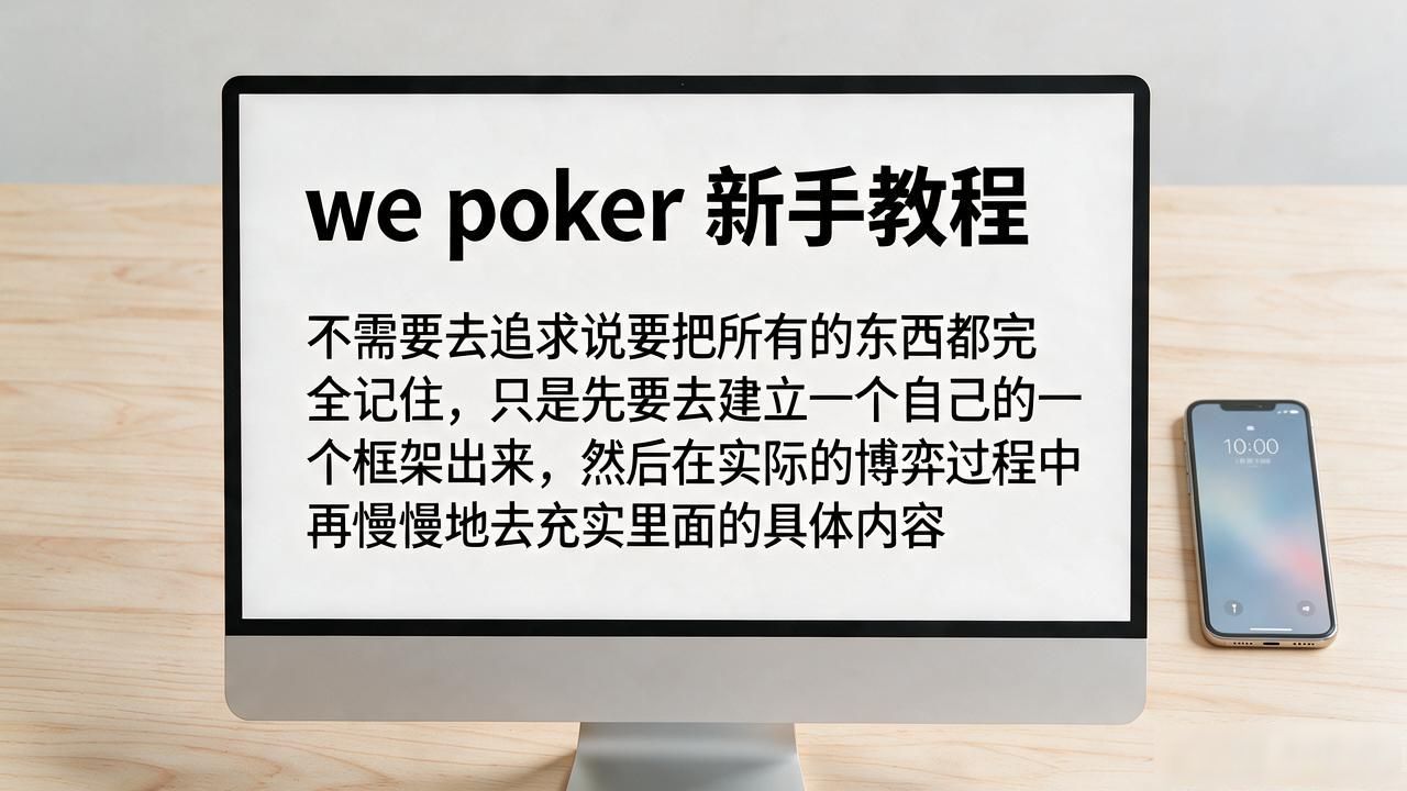 wepoker新手教程_新手教程三角洲_新手教程lofter(乐乎)