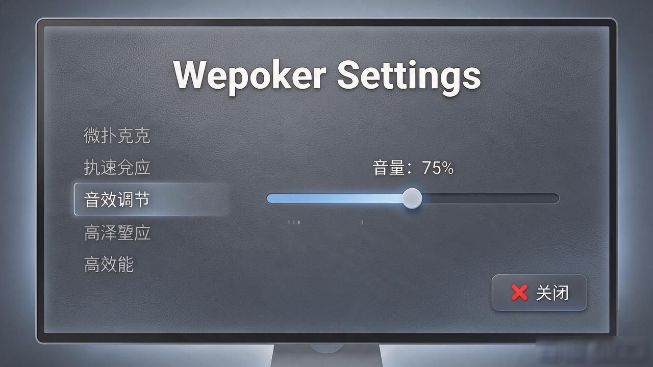 音效下载_音效设置_wepoker音效