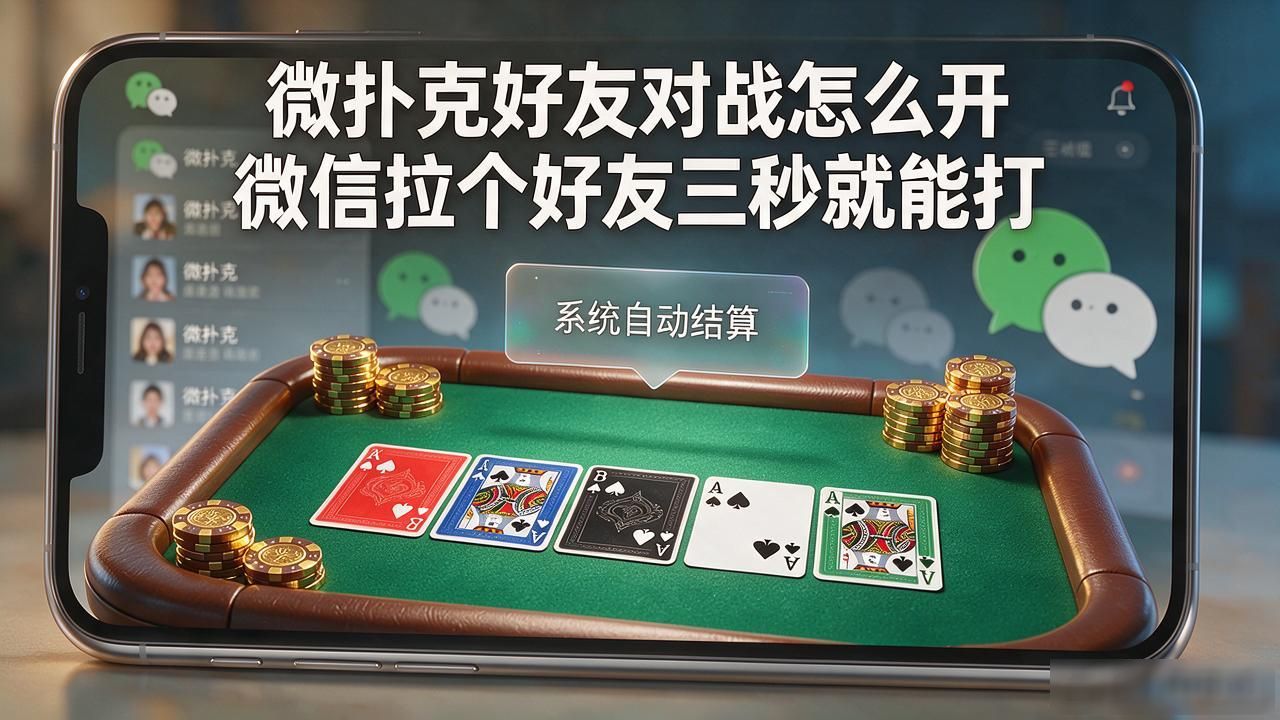 微扑克好友对战_好友对战的微信小程序_对战扑克好友微信怎么玩