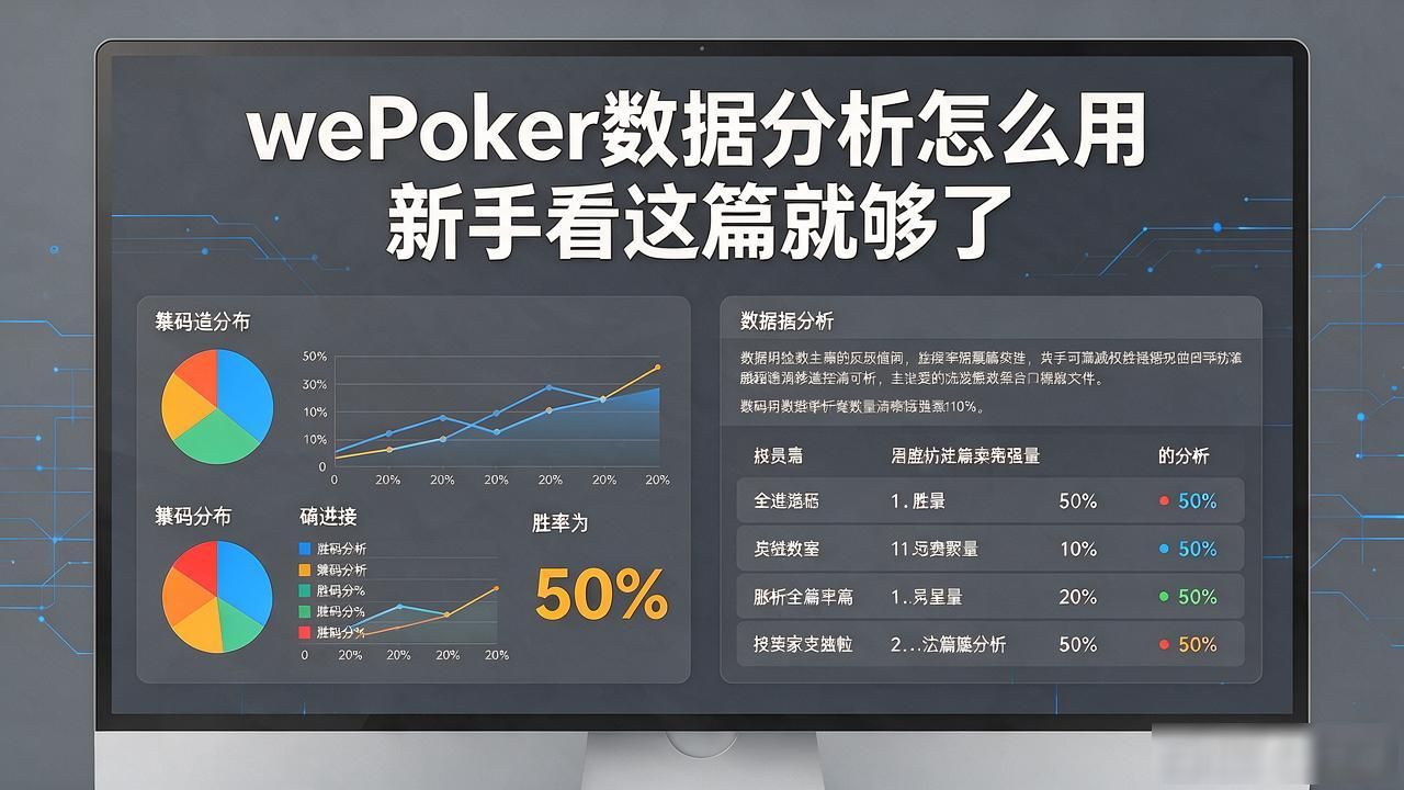 数据分析师培训_数据分析师证书怎么考_wepoker数据分析
