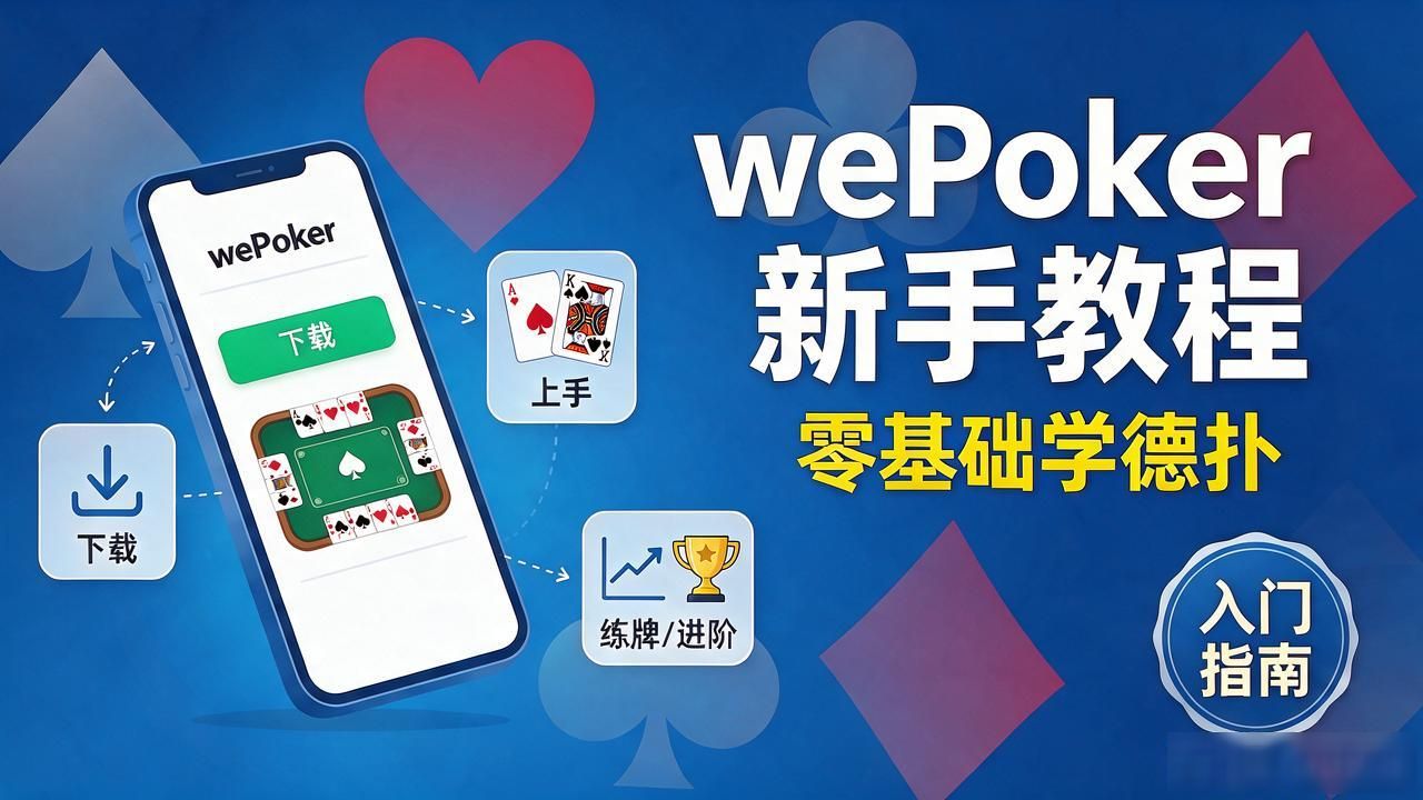 wepoker新手教程_新手教程十三水_新手教程简单拼豆怎么拼视频